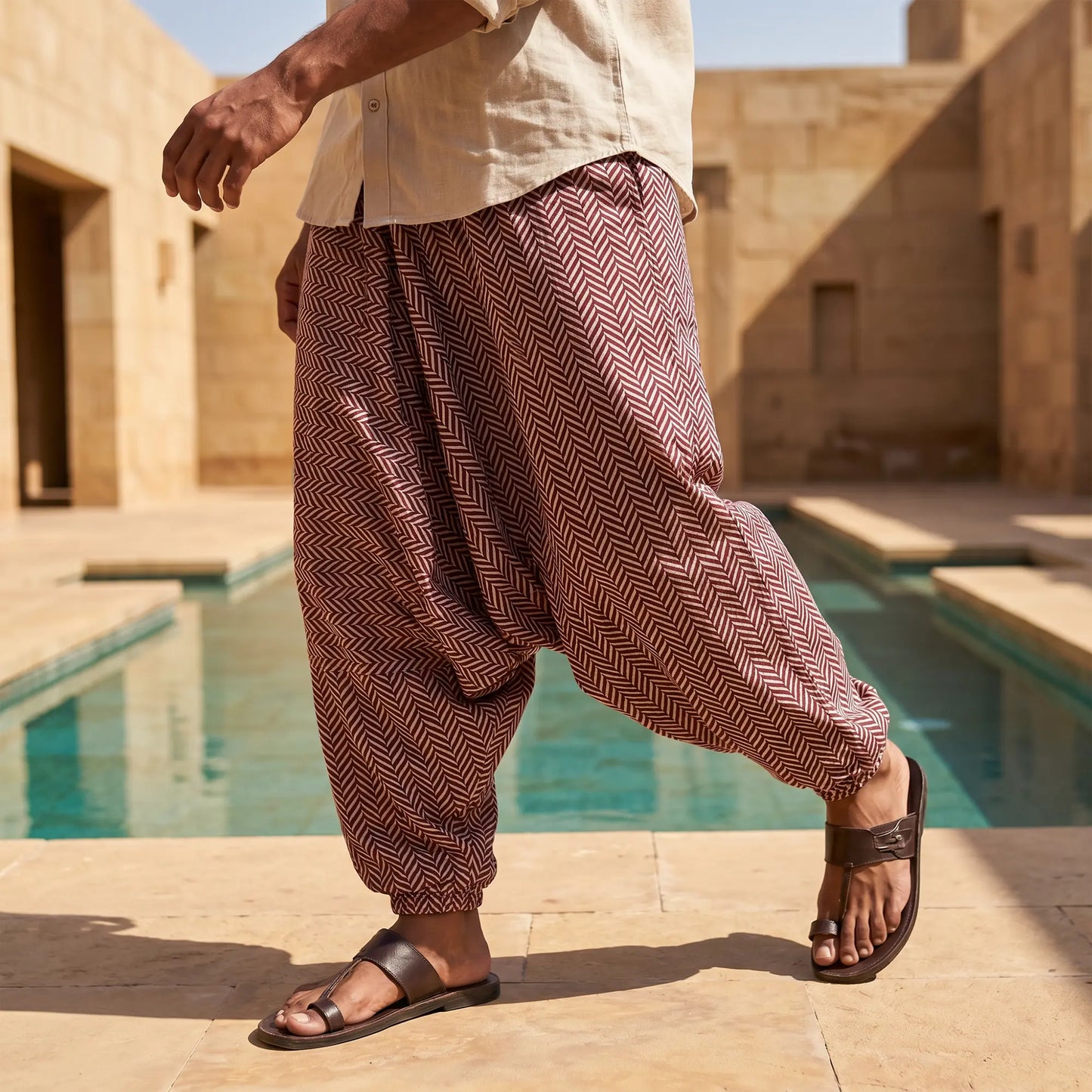 Red Mirage | Unisex Harem Pant