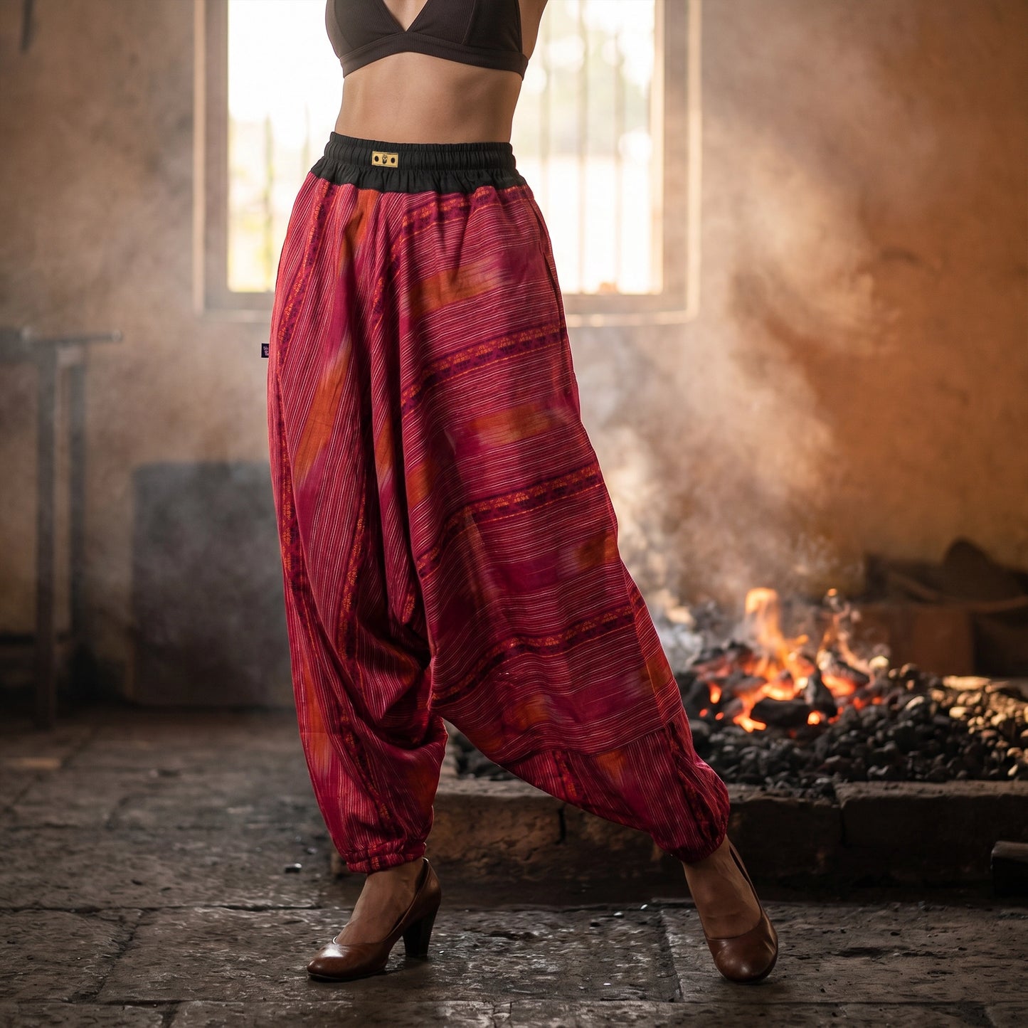 Woven Fire | Unisex Harem Pant