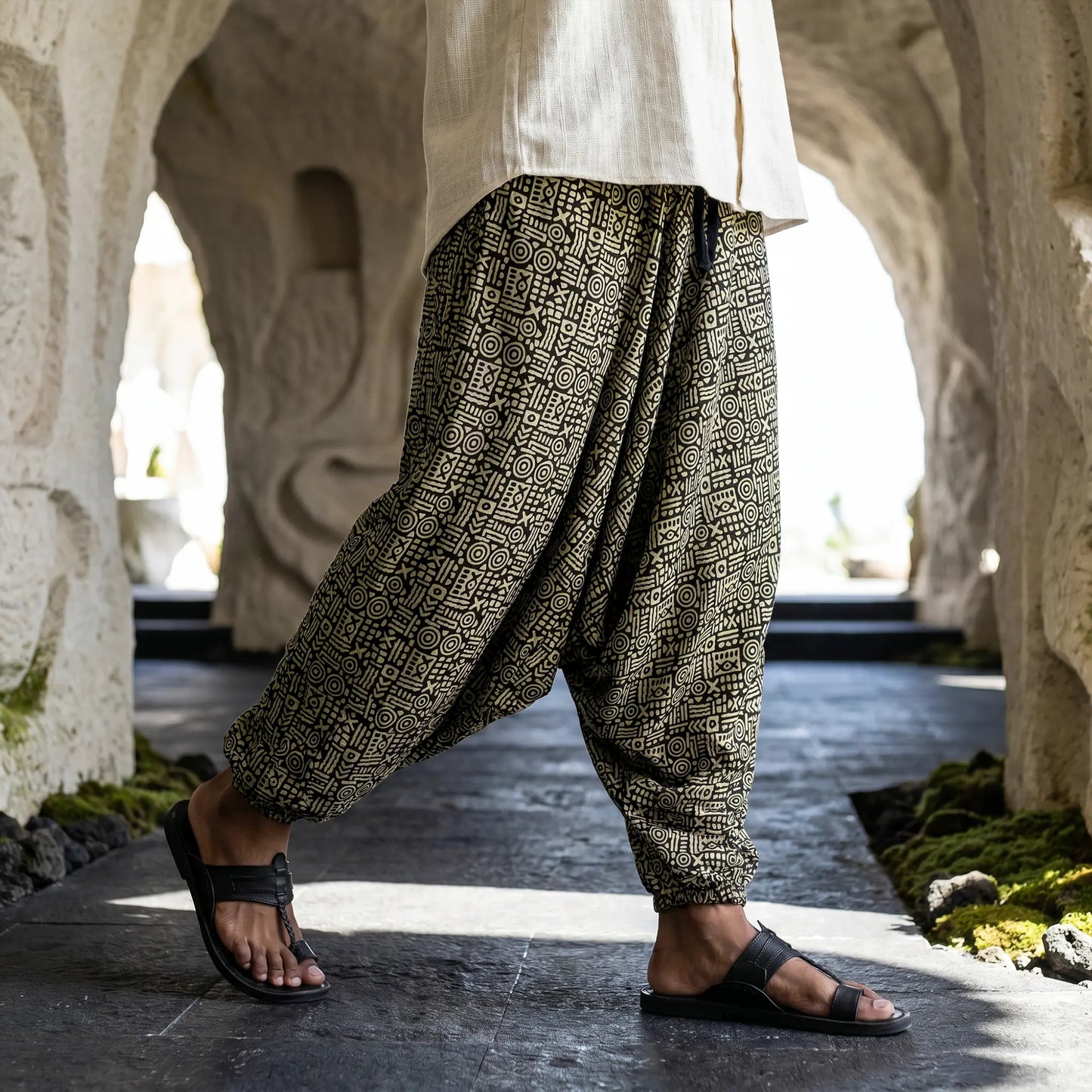 Cave Script | Unisex Harem Pant