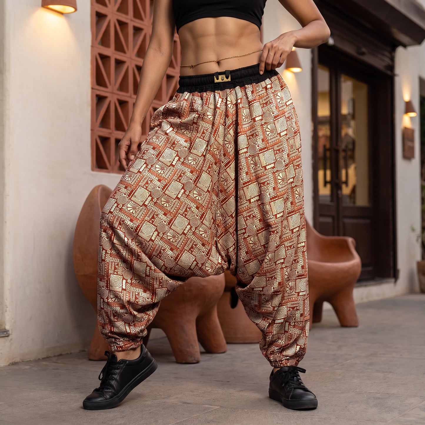 Masala Saffron | Unisex Harem Pant