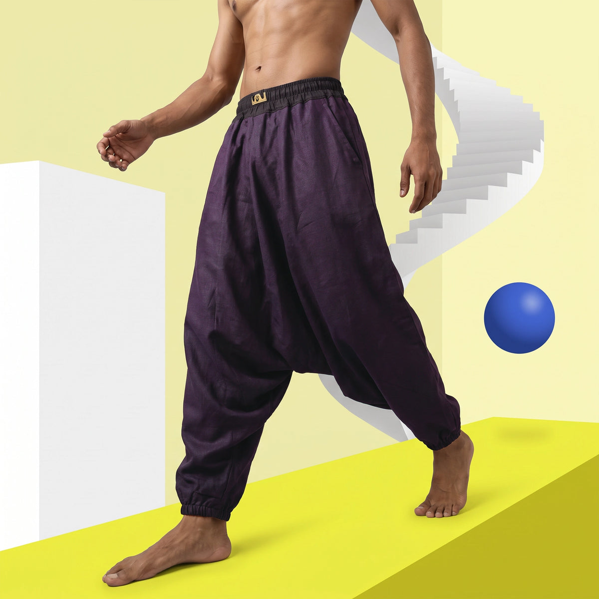 Plum Fiction | Unisex Harem Pant