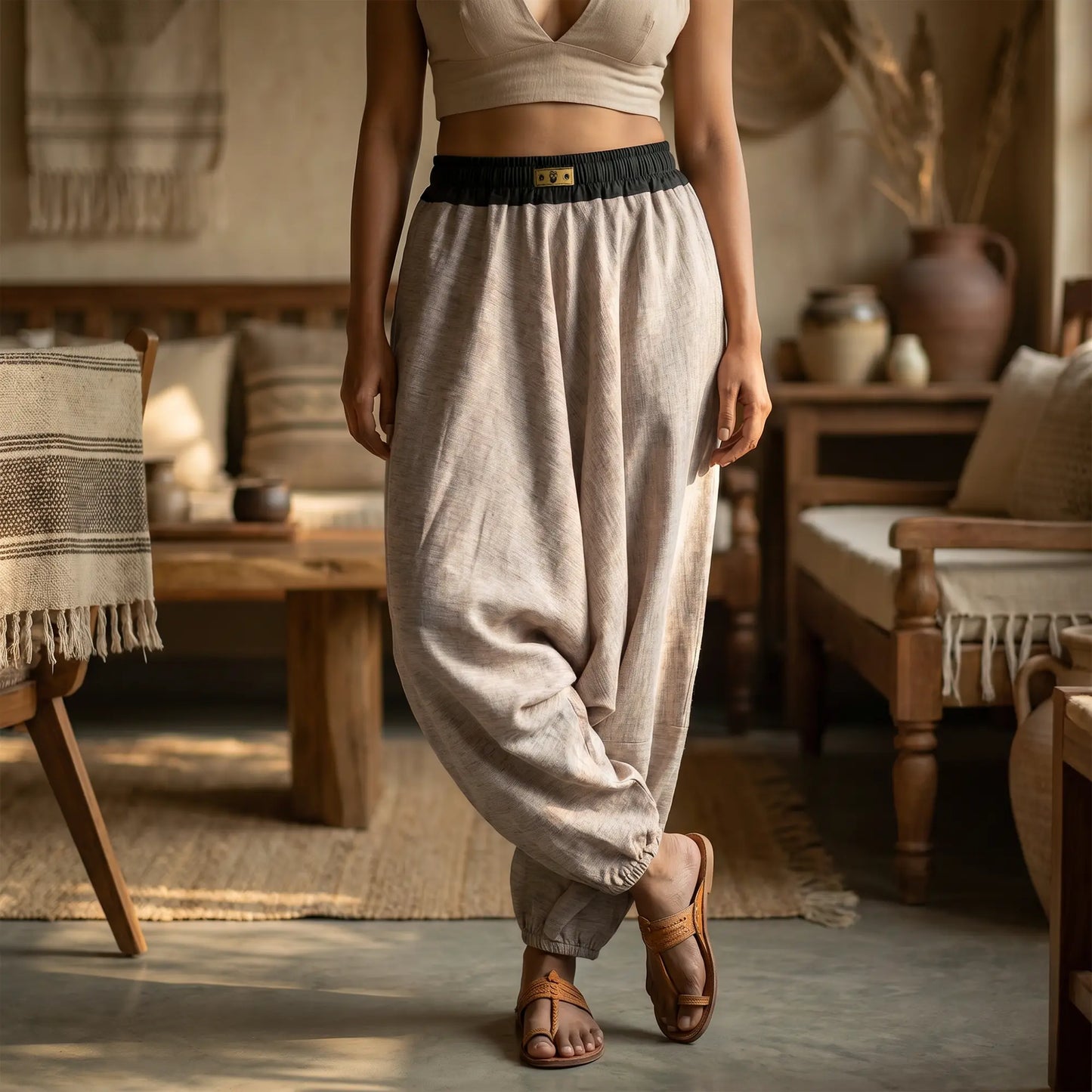 Drift Khadi | Unisex Harem Pant