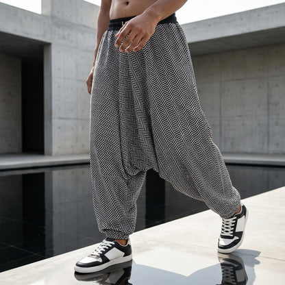 Black Mirage | Unisex Harem Pant