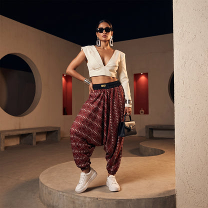 Lal Ratri | Unisex Harem Pant