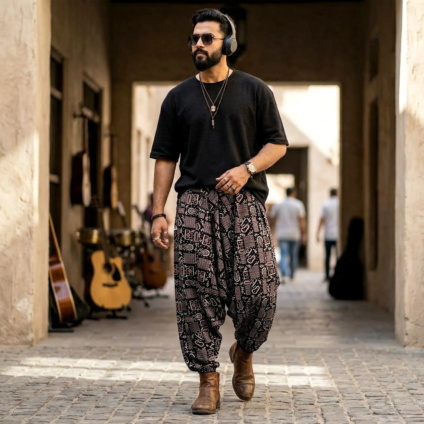 Black Beat | Unisex Harem Pant