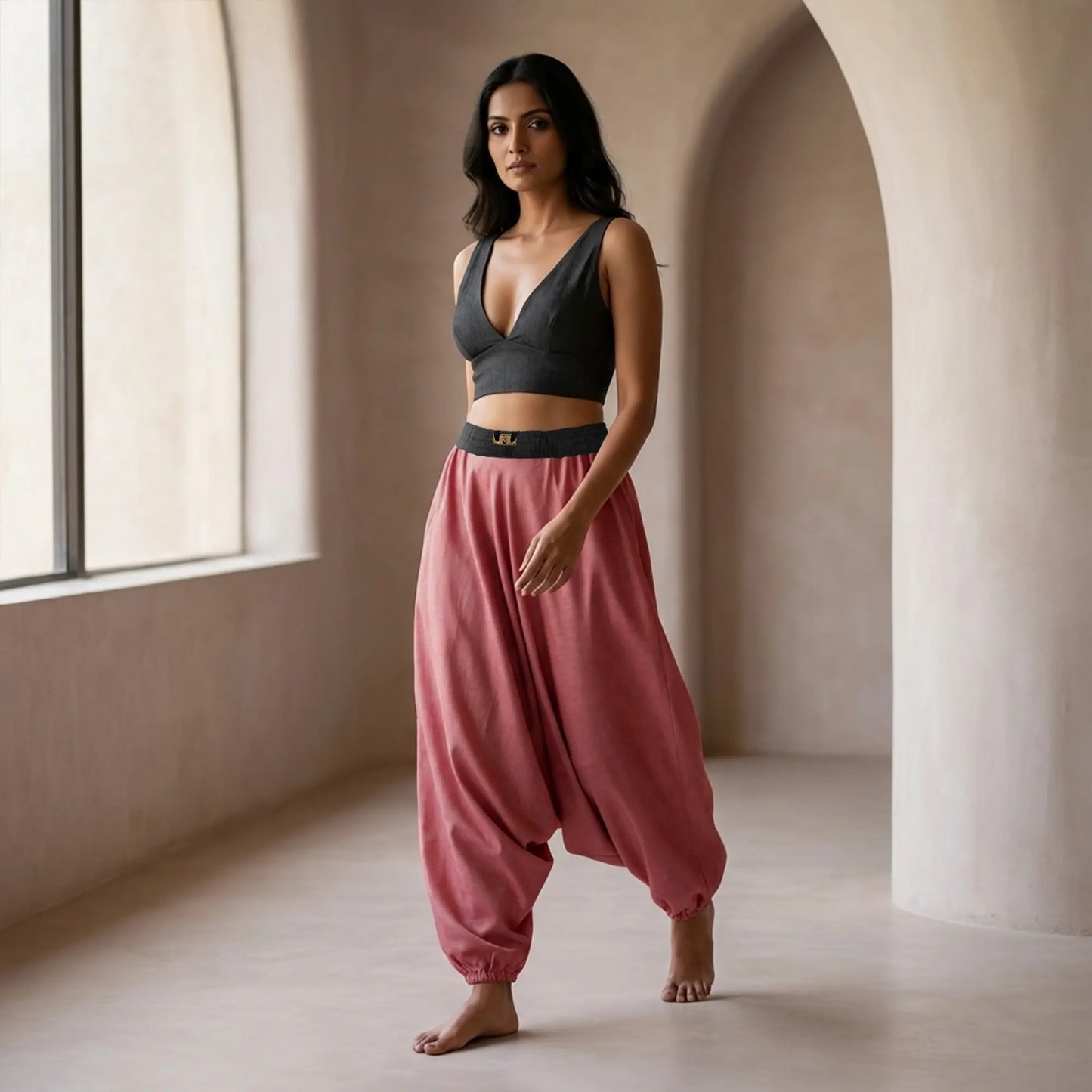 Dual Veil | Unisex Harem Pant