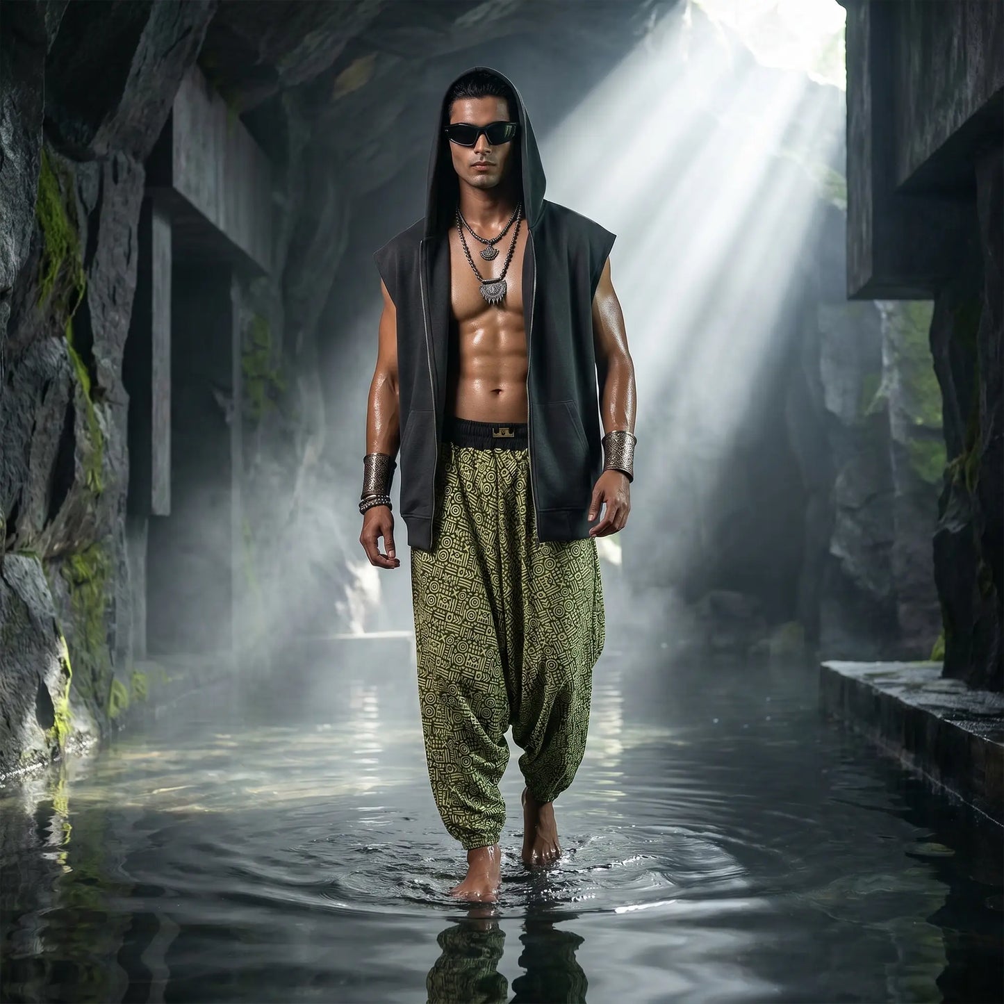 Moss Cave | Unisex Harem Pant
