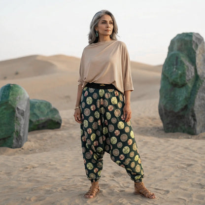 Emerald Moon | Unisex Harem Pant