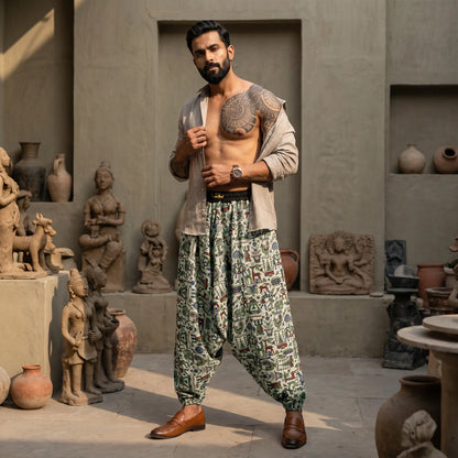 Folk Canvas | Unisex Harem Pant