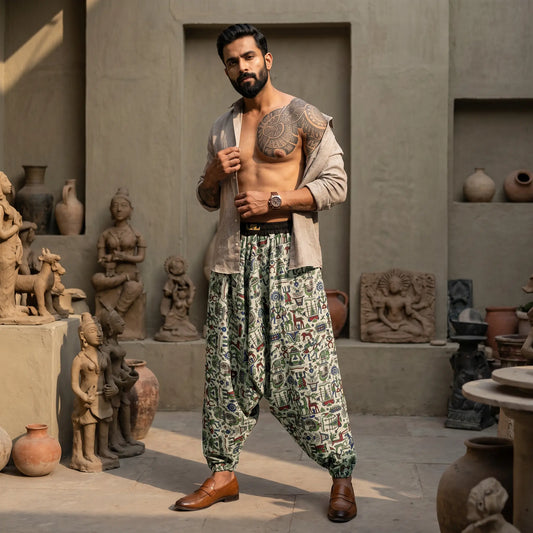 Folk Canvas | Unisex Harem Pant