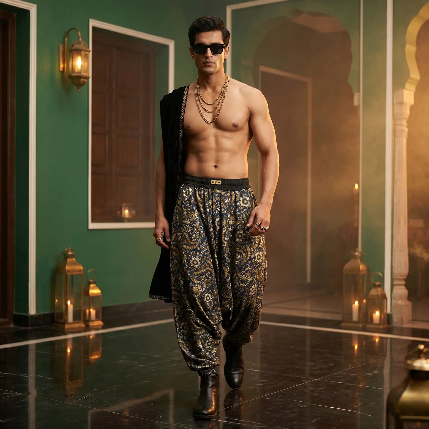 Midnight Mehfil | Unisex Harem Pant