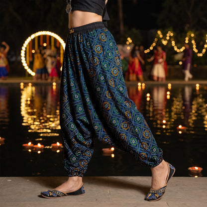 Indigo Bandhani | Unisex Harem Pant