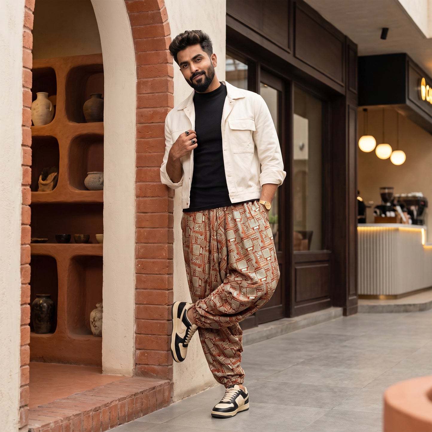 Masala Saffron | Unisex Harem Pant