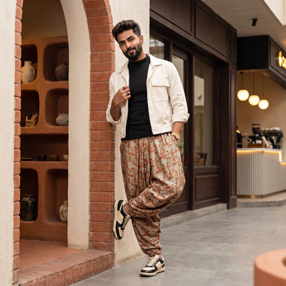 Masala Saffron | Unisex Harem Pant