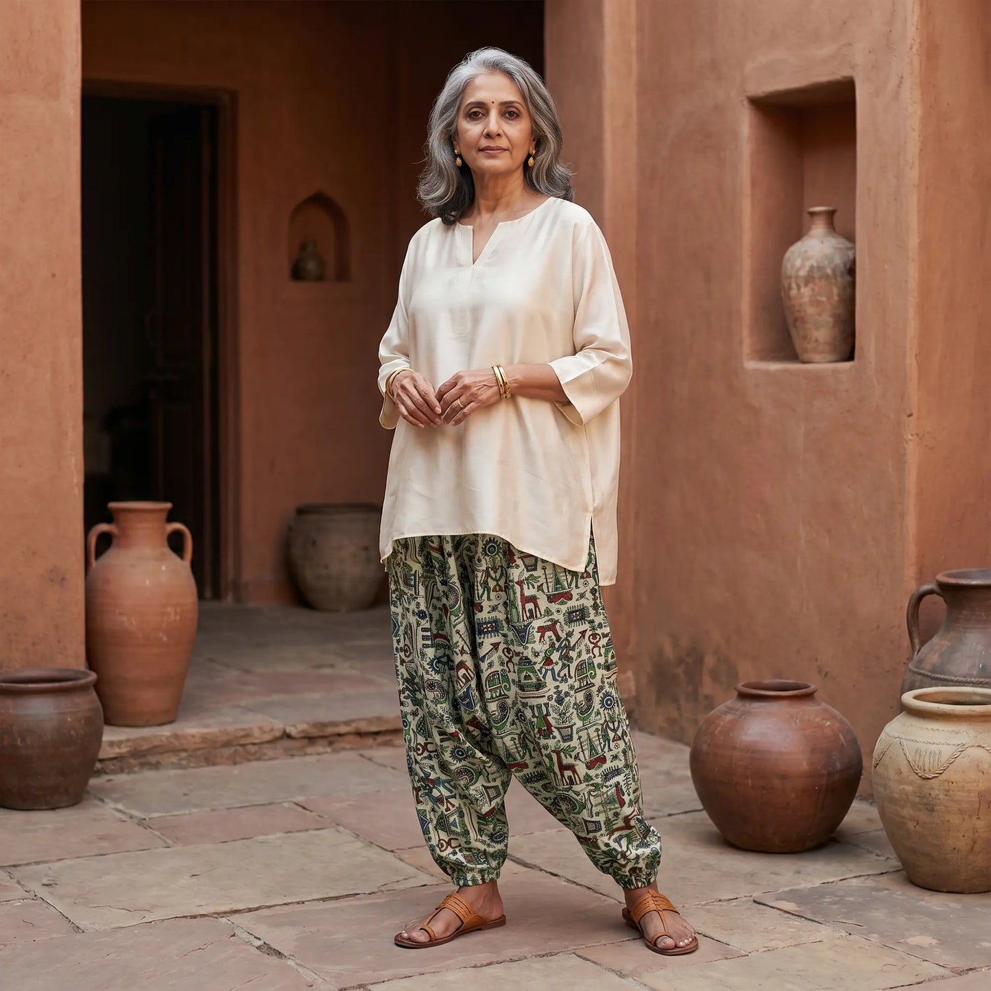 Folk Canvas | Unisex Harem Pant