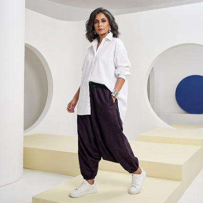Plum Fiction | Unisex Harem Pant
