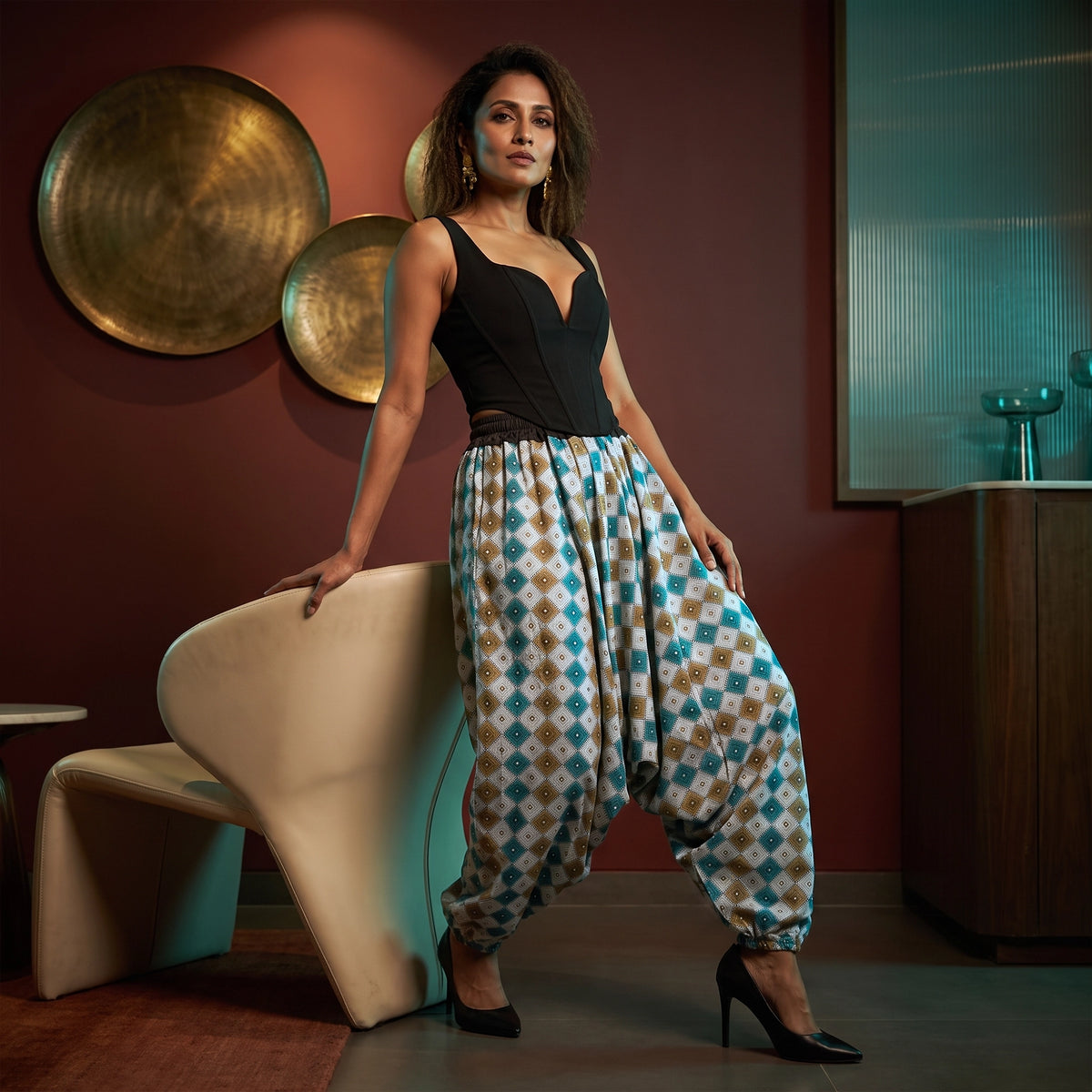 Krazy Peacock | Unisex Harem Pant