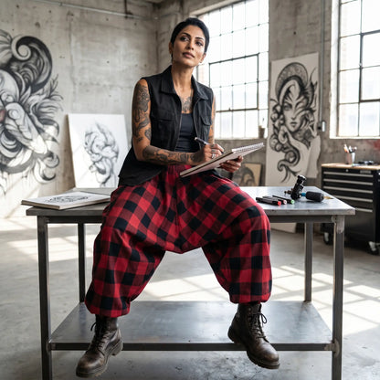 Red Rebel | Unisex Harem Pant