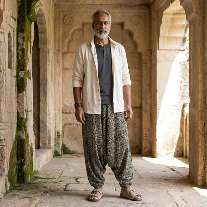 Cave Script | Unisex Harem Pant