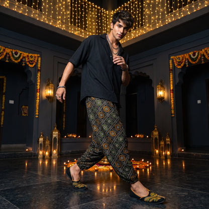 Noir Bandhani | Unisex Harem Pant