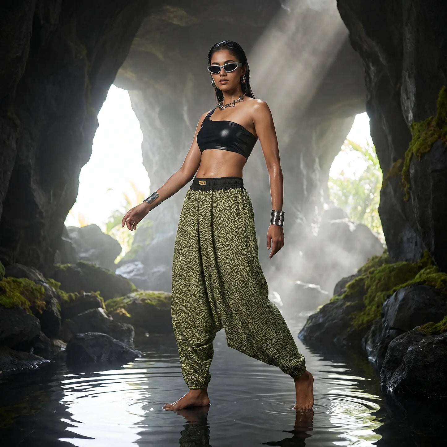 Moss Cave | Unisex Harem Pant