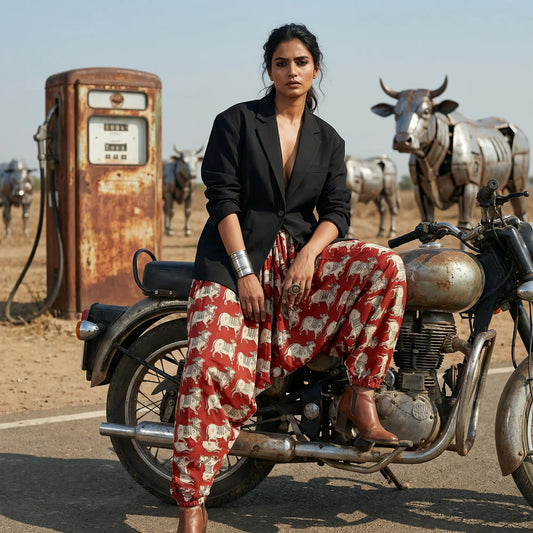 Redrum Cow | Unisex Harem Pant