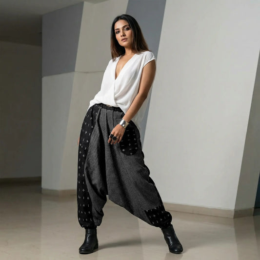 Noir DopeSplit | Unisex Harem Pant