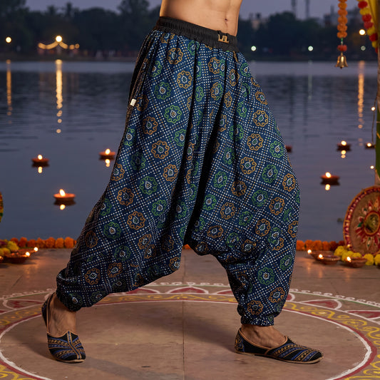 Indigo Bandhani | Unisex Harem Pant