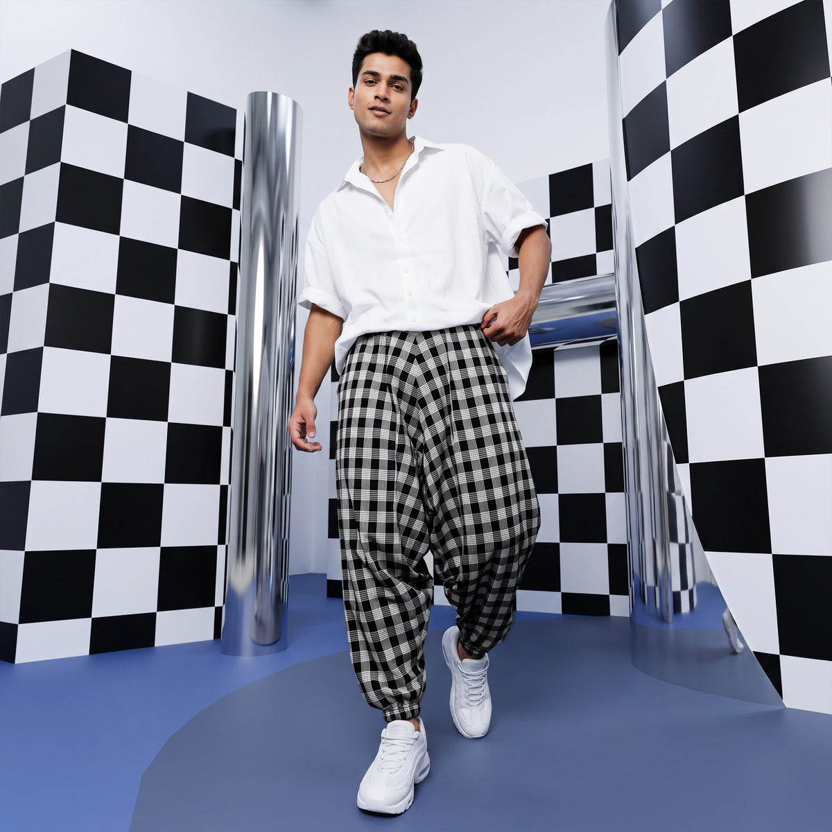 Grid Matrix | Unisex Harem Pant