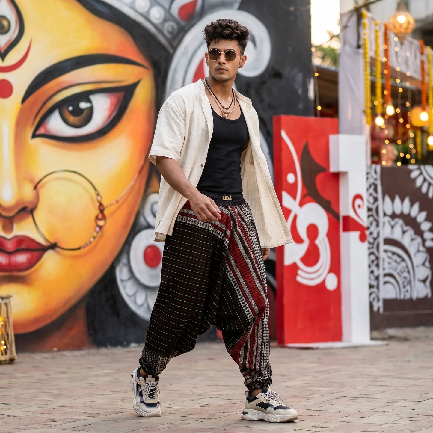 Bengal Midnight | Unisex Harem Pant