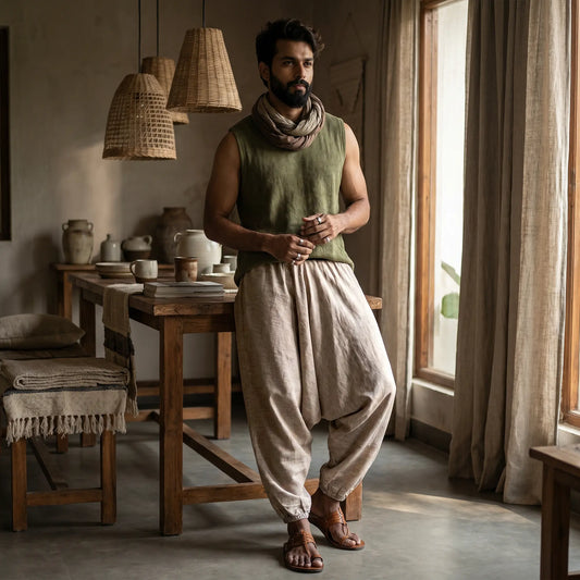 Drift Khadi | Unisex Harem Pant