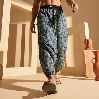 Azure Riddle | Unisex Harem Pant