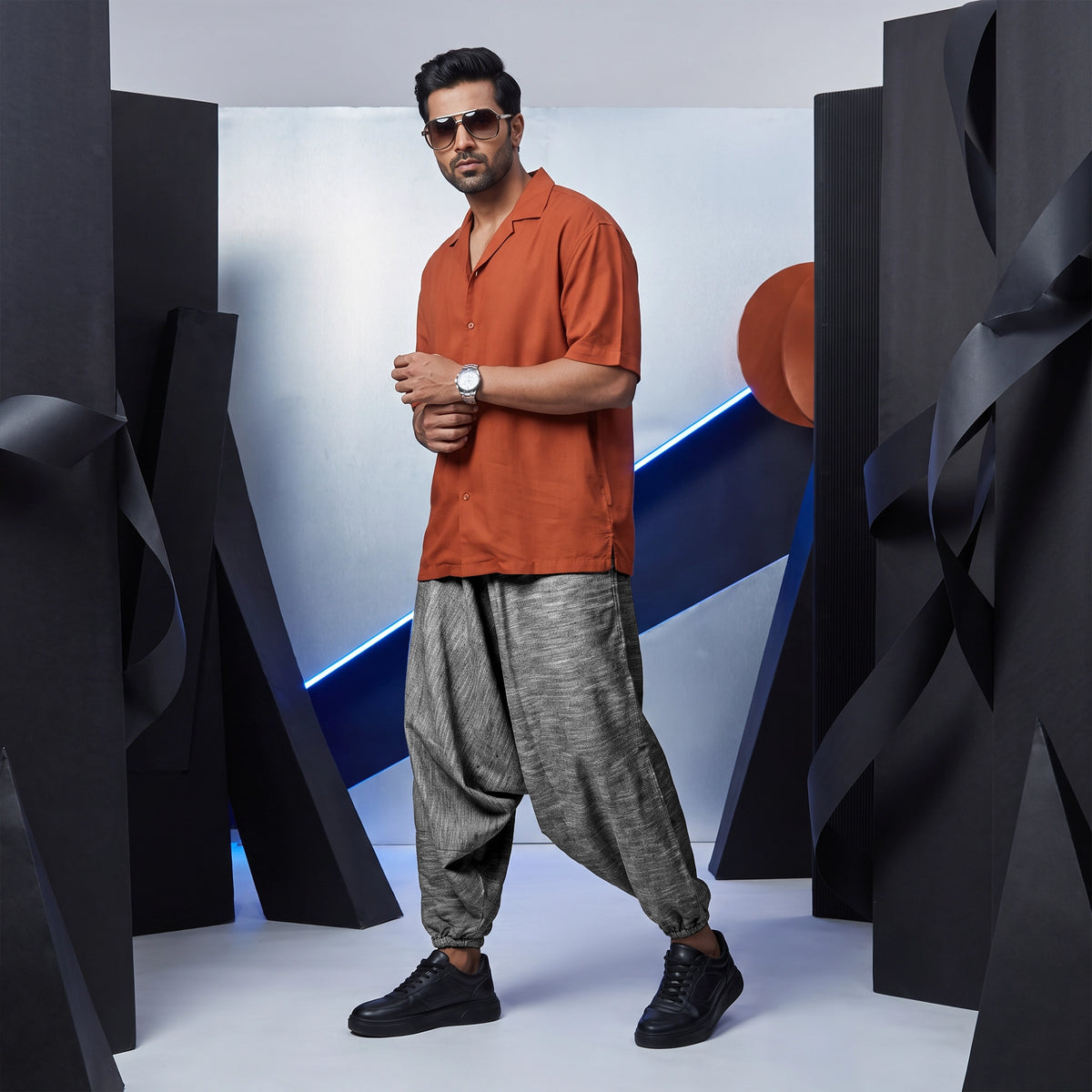 Charcoal Mist | Unisex Harem Pant