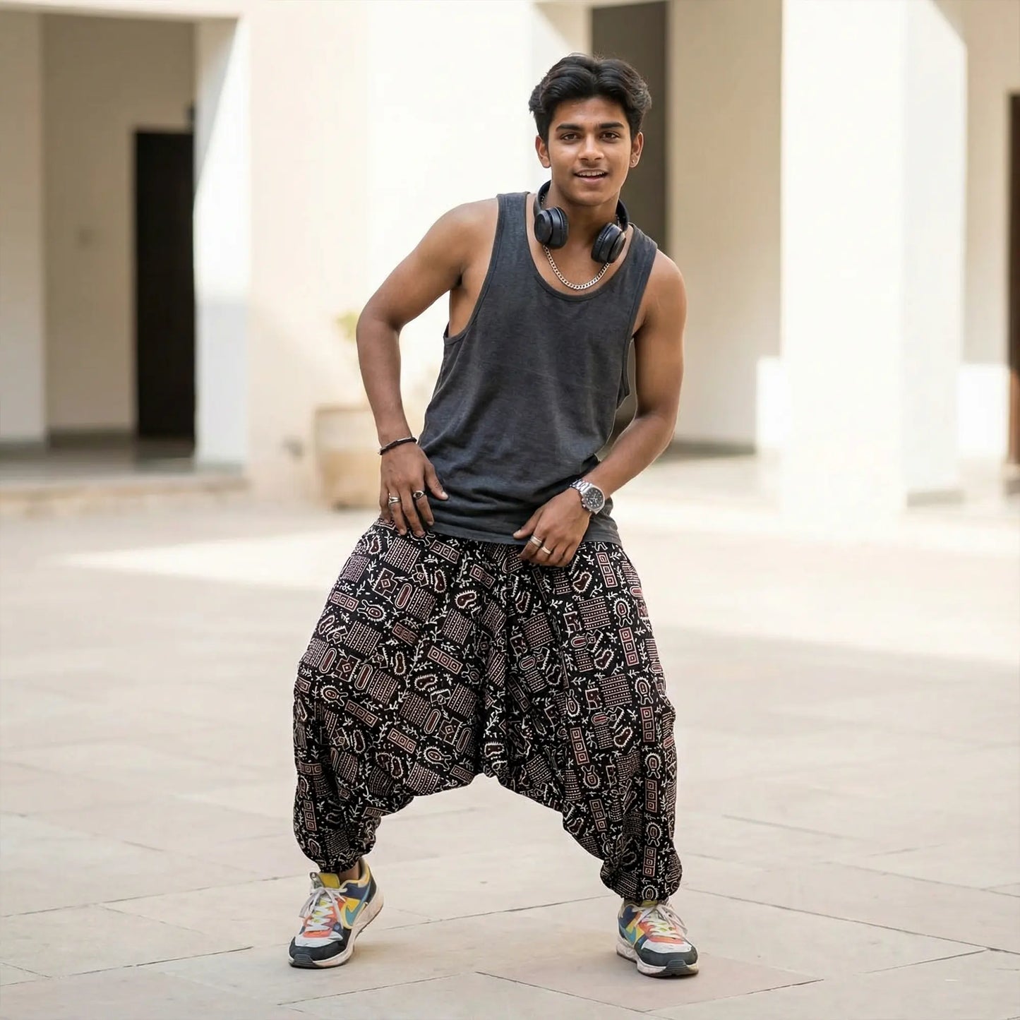 Black Beat | Unisex Harem Pant