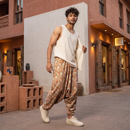 Masala Saffron | Unisex Harem Pant