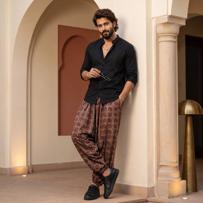 Masala Brown | Unisex Harem Pant