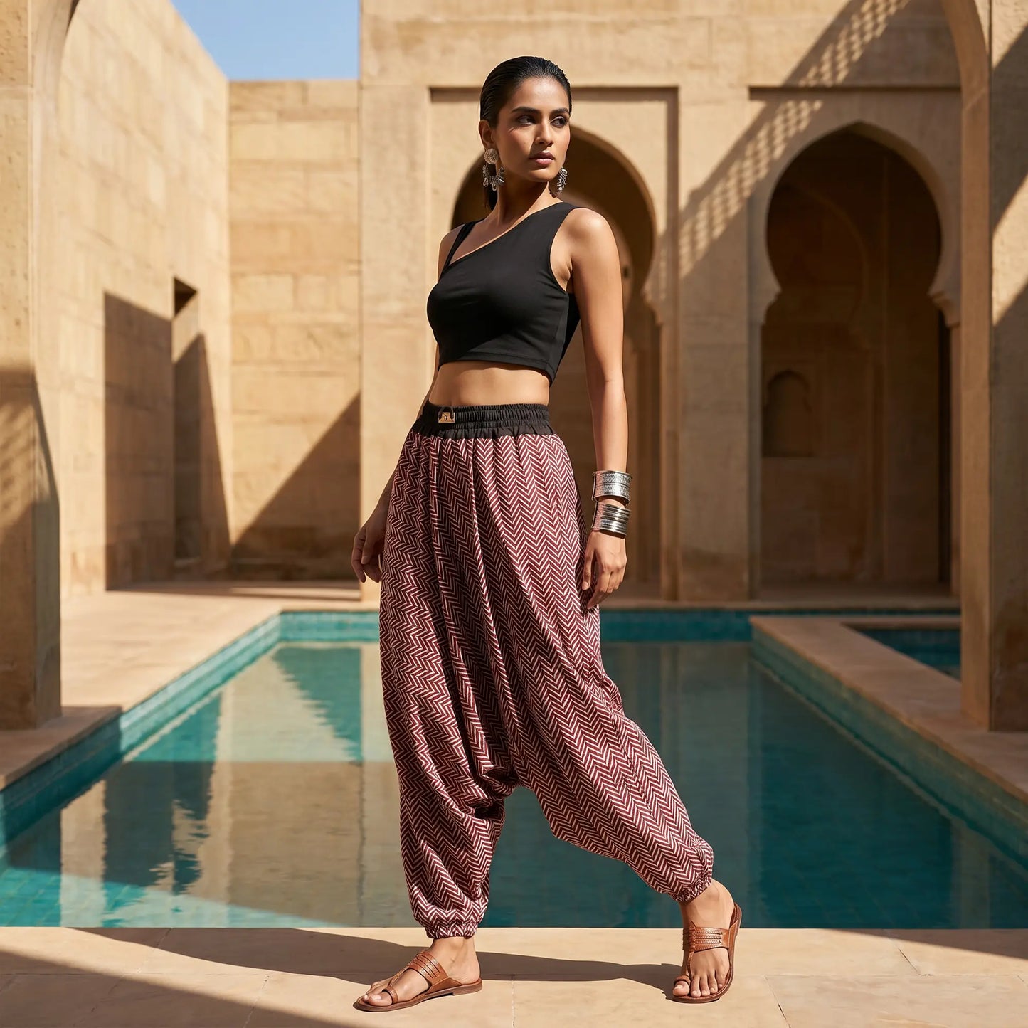 Red Mirage | Unisex Harem Pant