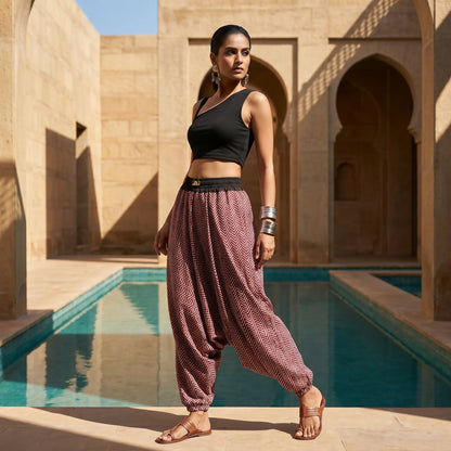 Red Mirage | Unisex Harem Pant
