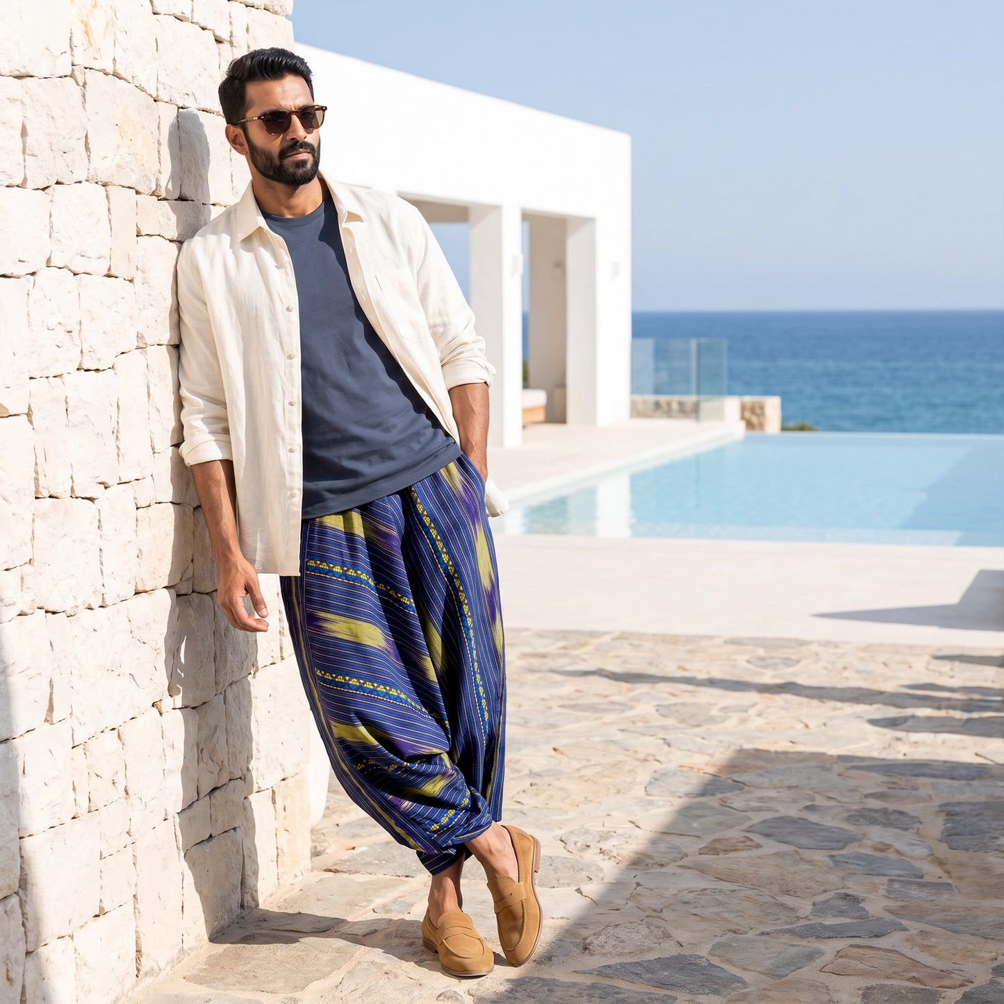 Sapphire Blue | Unisex Harem Pant