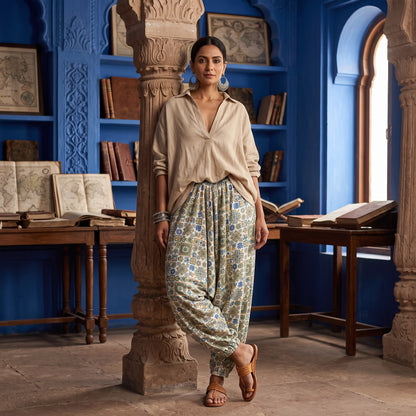 Kabila Cobalt | Unisex Harem Pant