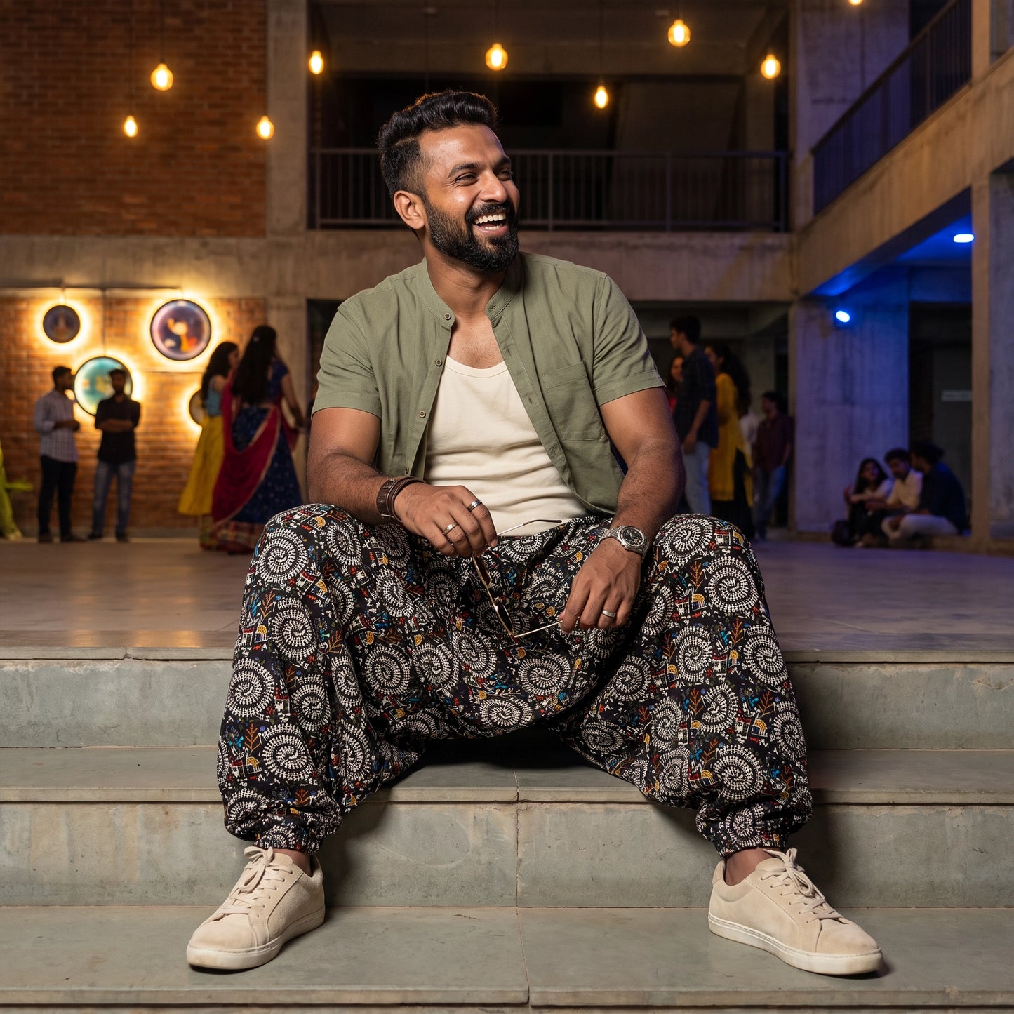 Warli Dhun | Unisex Harem Pant