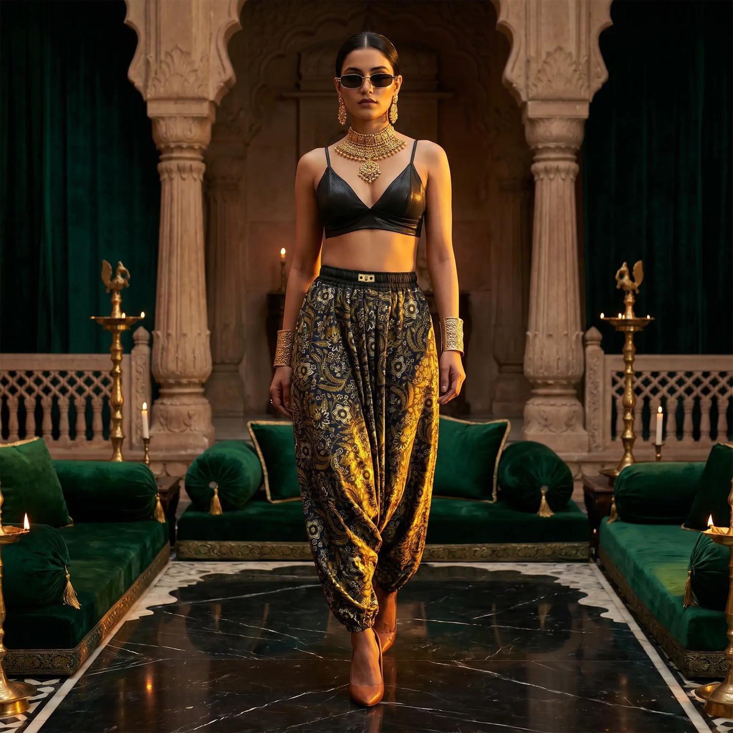 Midnight Mehfil | Unisex Harem Pant