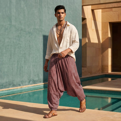 Red Mirage | Unisex Harem Pant