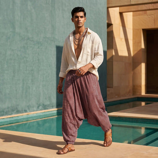 Red Mirage | Unisex Harem Pant