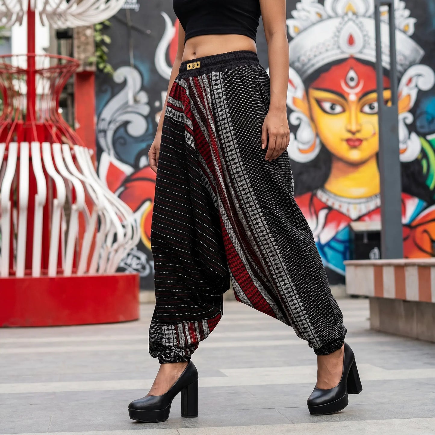 Bengal Midnight | Unisex Harem Pant