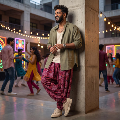 Warli Raas | Unisex Harem Pant