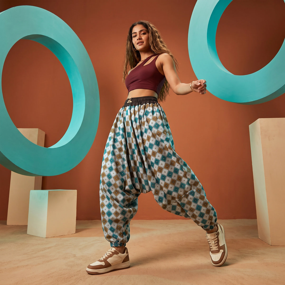 Krazy Peacock | Unisex Harem Pant