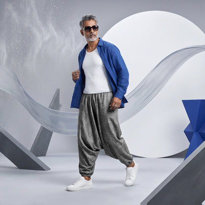 Charcoal Mist | Unisex Harem Pant