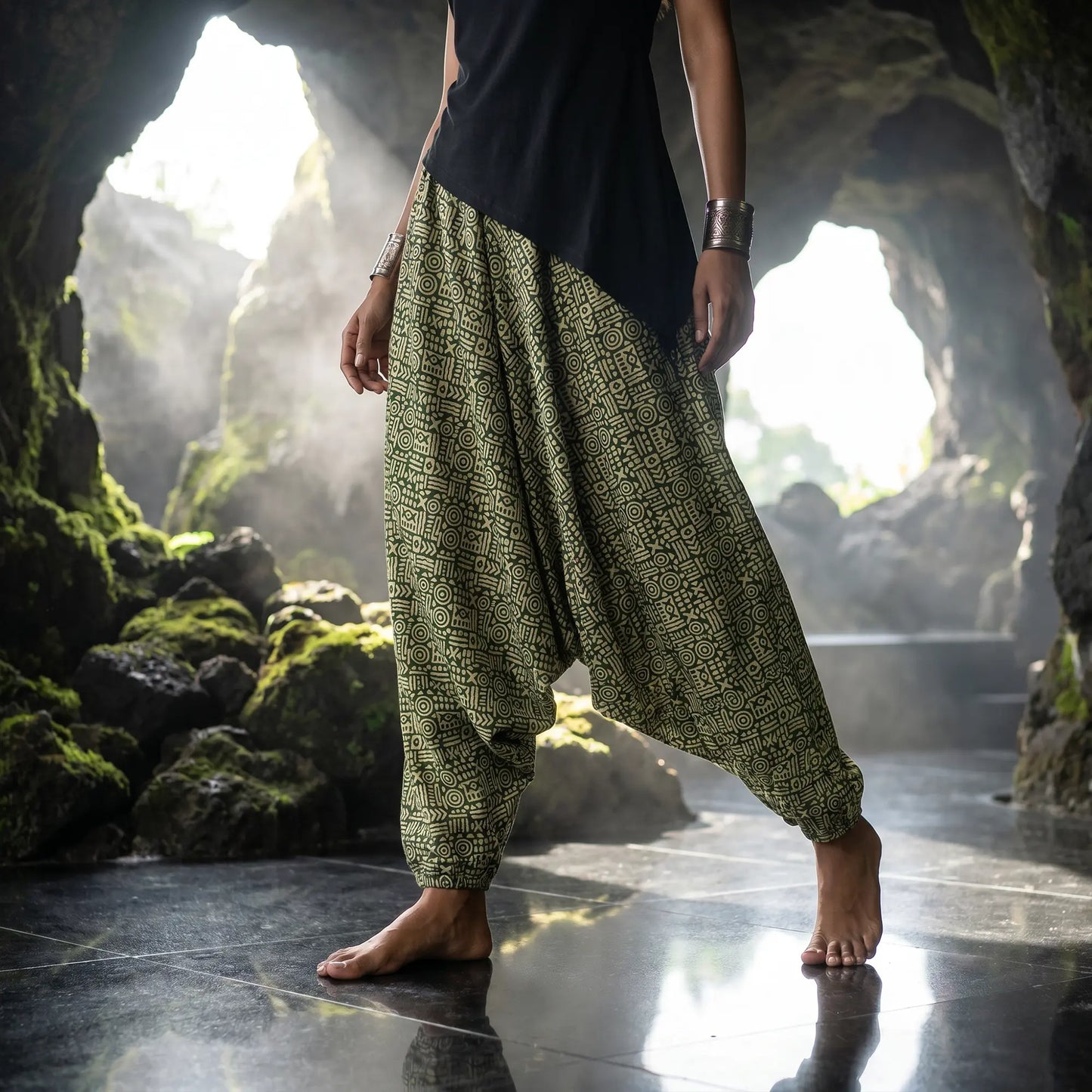 Moss Cave | Unisex Harem Pant