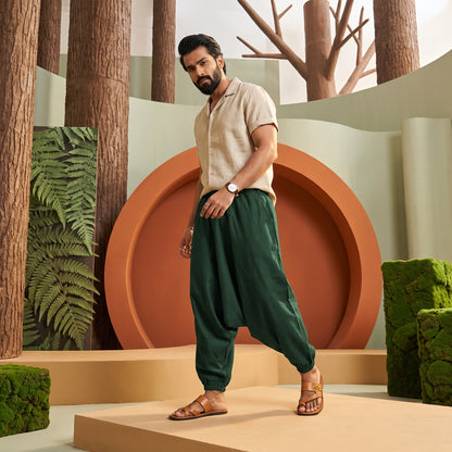 Forest Grain | Unisex Harem Pant